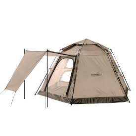 IDOOGEN 5-6人ワンタッチテント コンパクト 大型キャンプテント簡易テントドームシェルター 軽量テントテント camping tent テント ファミリー 防水 タープ用可 日焼け止め 花見用