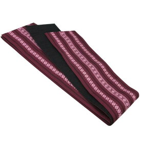 [KYOETSU] (キョウエツ) 日本製 京紫織 きょうしおり 半幅帯 細帯 献上