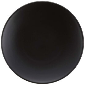 光洋陶器 Koyo 皿 パティオ 約28cm 丸皿 黒 マットブラック 大皿 盛皿 プレート おしゃれ 日本製 14730002