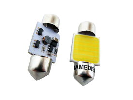 まめ電(MAMEDEN) T10×31 COB 面発光 ルームランプ LED