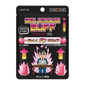 ロッテ ブラックブラック デリシャスバフ(トロピカルピーチ)パウチ 21g×10個