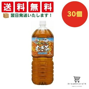 【できたてホヤホヤ!”賞味期限最新”をお届け】【お菓子 業務用 差し入れ 景品 イベント パーティー】伊藤園 健康ミネラル むぎ茶 PET 2L 30個セット 8LINK