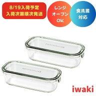 iwaki(イワキ) 耐熱ガラス 保存容器 クールグレー 500ml 2個セット