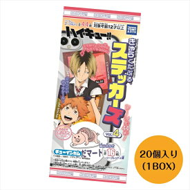 （予約） ハイキュー きゃらくたぶるステッカーズ Vol.4 BOX (20個入) タカラトミーアーツ 食玩・ガム 2024年11月4日発売 グッズ アイテム ハイキューステッカーズ4 ハイキューグッズ スマホ スマホケース きゃらくたぶる ステッカー 4弾 送料無料