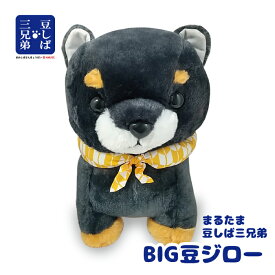 ぬいぐるみ 柴犬 大きいふわふわ 豆しば 豆柴 グッズ [ まるたま 豆しば三兄弟 BIG 豆ジロー ] 約35cm 703136 アミュファン 雑貨 生地 限定 抱き枕 だきまくら かわいい 抱き心地 誕生日 プレゼント 贈り物 景品 賞品 ギフト もこもこ ふっくら
