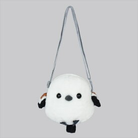 シマエナガ グッズ ぬいぐるみ 可愛い しまえなが カバン [ ふくふく シマエナガ ぬいぐるみ ポシェット シマちゃん ] 約16cm 703811 雪の妖精 かばん アミュファン 生地 北海道 限定 かわいい 可愛い 触り心地 誕生日 プレゼント 贈り物 景品 ギフト ふっくら 送料無料