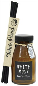 WYuh [hfBt[U[ zCgXN John's Blend REED DIFFUSER WHITE MUSK 140mL OA-JON-6-1 mR[|[V (^C Made in Thailand)
