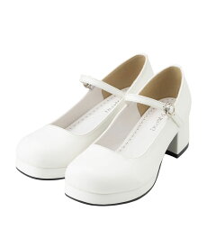 【SALE】 レディース 靴 パンプス ストラップ おでこパンプス 人気 ロリータパンプス お任せロリータパンプス 厚底 太ヒール 疲れにくい 歩きやすい バックル【 サイズ豊富 21cm-26.5cm 】地雷系 量産型 参戦服 闇属性 DearMyLove 夢展望