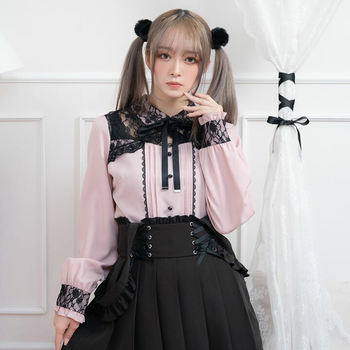 楽天市場】【SALE】 フリルボレロヨークレースリボンブラウス  