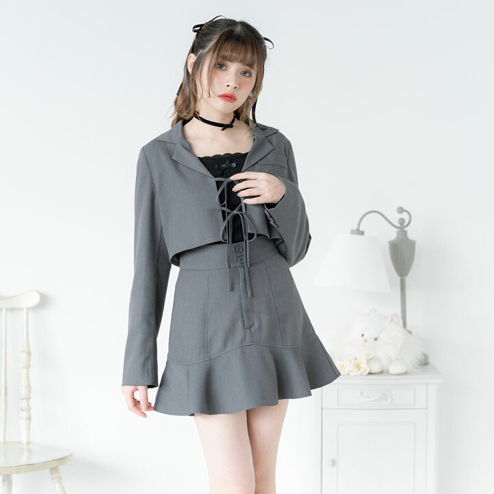 楽天市場】【SALE】 ダブルリボンショートジャケット レディース 