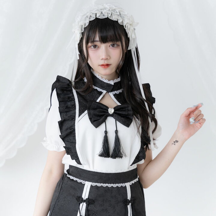 楽天市場】チャイナショルダーウィングブラウス : 夢展望 YUMETENBO