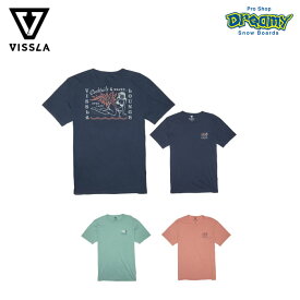 VISSLA ヴィスラ Open Late Vintage Wash Tee M422KOPN ヴィンテージウォッシュ Tシャツ ロゴ プリント SPRING/SUMMERモデル 正規品