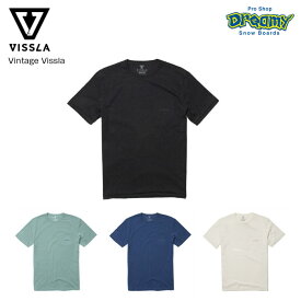 VISSLA ヴィスラ Vintage Vissla M428KVVU20SP ビンテージヴィスラ アップサイクルド Tシャツ 半袖 スリムフィット 胸ポケット ロゴ 正規品