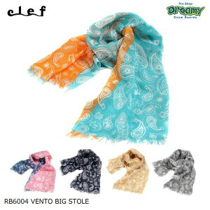 Clef VENTO BIG STOLE RB6004 ���F���g �r�b�O �X�g�[�� ���Y ���� UV�P�A���H �R�ۉ��H ���l�� 170cmx60cm �V���N�X�N���[�����H �^�I�� �V�[�c �N�� ���K�i