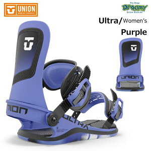 24-25 UNION ユニオン ULTRA ウルトラ Purple ミニディスク ミディアムソフト オールラウンド スノーボード ウィメンズ レディース バインディング 2025 正規品
