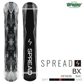 24-25 SPREAD スプレッド BX 145/148/150/152/154/156 SVCモデル 可変キャンバー フリーラン スノーボード 尾川慎二 板 グラトリ レッツトライ 2025 正規品