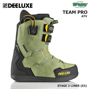 24-25 DEELUXE ディーラックス TEAM PRO 572431-1996 S3 ATV 熱成型対応 C3レース ダブルパワーベルト クオンタムソール ユニセックス スノーボード ブーツ 正規品