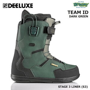 24-25 DEELUXE ディーラックス TEAM ID 572435-3942 S3 DARK GREEN 熱成型対応 C3レース パワーベルト フリースタイル ユニセックス スノーボード ブーツ 正規品
