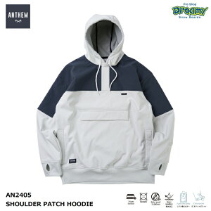 24-25 ANTHEM SHOULDER PATCH HOODIE AN2405 ϐ{fBOp[J[  tgz_[ IC`bv|Pbg jZbNX Xm[{[hEFA Ki