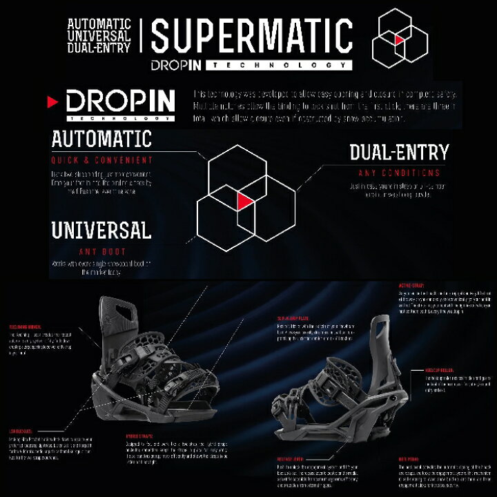 楽天市場】NIDECKER ナイデッカー SUPERMATIC バインディング スーパー 