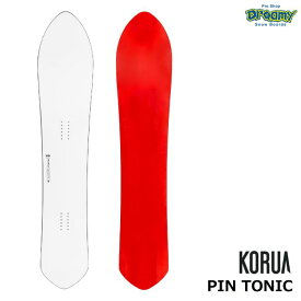 KORUA コルア PIN TONIC 164/172 ピントニック フロートキャンバー ロングボード オフピステ フリーライド オールラウンド スノーボード 板 2024 正規品