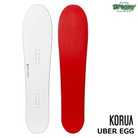 KORUA コルア UBER EGG 157 ウーバー エッグ フロートキャンバー パウダー ピステンバーン スノーボード 板 正規品