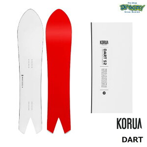 KORUA DART 147/152/156/160/164 フロートキャンバー パウダー オールラウンド フリーライド スワローテール コルア ダート スノーボード 板 正規品