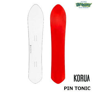 KORUA PIN TONIC 164/172 フロートキャンバー ロングボード オフピステ フリーライド オールラウンド コルア ピントニック スノーボード 板 正規品