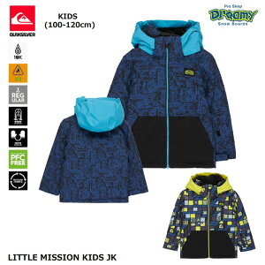 QUIKSILVER LITTLE MISSION KIDS JK EQKTJ03026 LbY Xm[WPbg 100-120cm TCYߋ@\ O[uh~[v t[h NCbNVo[ Ki