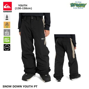 QUIKSILVER SNOW DOWN YOUTH PT EQBTP03061 LbY Xm[pc 130-150cm M[tBbg h  Nїn EGXg S NCbNVo[ Ki