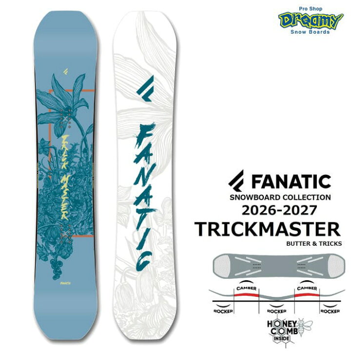 楽天市場】26-27 FANATIC TRICKMASTER 138/143/148/150/153/156 V 