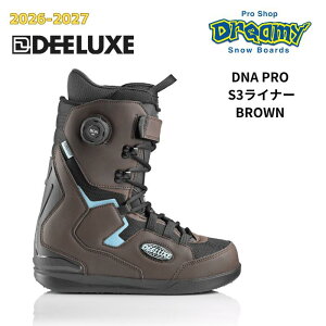 26-27 DEELUXE �f�B�[���b�N�X DNA PRO S3���C�i�[ BROWN �f�B�G�k�G�[�v�� �T�[���C���i�[ �M���^ �X�m�[�{�[�h �u�[�c 572665-9220
