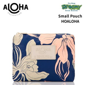 ALOHA COLLECTION �A���n�R���N�V���� Small Pouch Hoaloha Navy UBTSP0187NAVY �y�� �h�H �r�[�` �o�b�O ��������