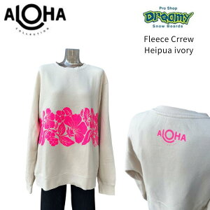ALOHA COLLECTION �A���n�R���N�V���� Heipua Fleece Crew Ivory UAKF0047ivry �g���[�i�[ �X�E�F�b�g