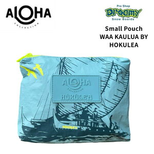ALOHA COLLECTION �A���n�R���N�V���� Small Pouch WAA KAULUA BY HOKULEA TIDE UBTSP01117 �y�� �h�H �r�[�` �o�b�O