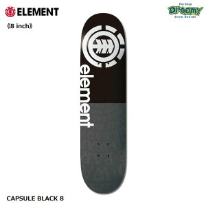 ELEMENT CAPSULE BLACK 8 BF027023 XP[g{[h fbL 8C` Xg[g p[N v W:8.0xL:31.5 c[ S Gg Ki