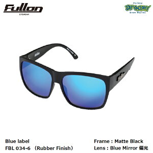 FULLON t[ FBL 034-6 iRubber Finishj MatteBlack BlueMirrorΌY XNGAtFCX o[tBjbV Kl@pВ TOX Ki