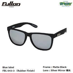 FULLON t[ FBL 043-3 iRubber Finishj MatteBlack SilverMirrorΌY EFg^ o[tBjbV Kl@pВ TOX Ki