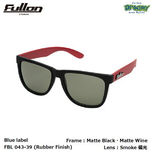 FULLON �t���[�� FBL043-39 (Rubber Finish) MatteBlack�EMatteWine Smoke�Ό������Y �E�F�����g�� ���o�[�t�B�j�b�V�� ���K�l�@�����p�В��� �T���O���X ���K�i
