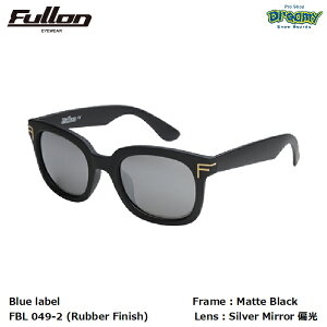 FULLON �t���[�� FBL 049-2 (Rubber Finish) MatteBlack SilverMirror�Ό������Y ���o�[�t�B�j�b�V�� ���K�l�@�����p���@�ۋВ��ܕt�� �T���O���X ���K�i