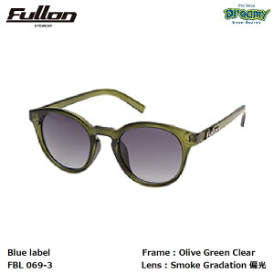 FULLON �t���[�� FBL 069-3 OliveGreenClear SmokeGradation�Ό������Y �{�X�g���^ ���K�l�@�����p���@�ۋВ��ܕt�� ���S �I���[�u�O���[�� �T���O���X ���K�i