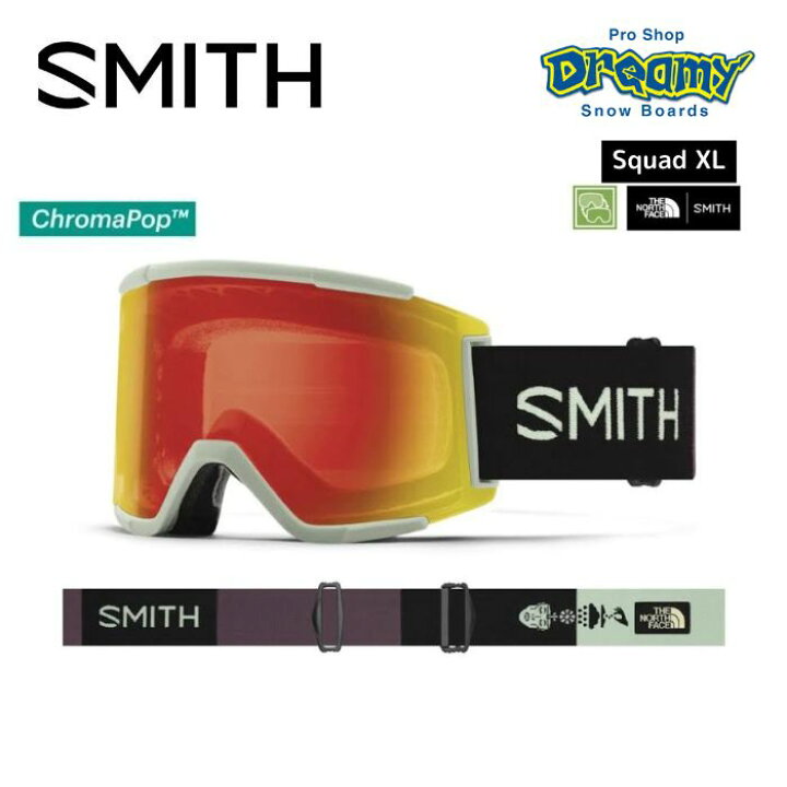 楽天市場】23-24 SMITH スミス SQUAD XL 010274128 SMITH X TNF - JESS 