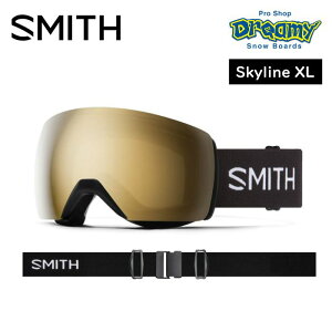 22-23 SMITH スミス GOGGLE Skyline XL Black 010273071 アジアンフィット スノーゴーグル 正規品