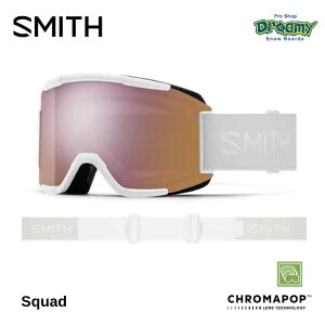 25-26 SMITH �X�~�X SQUAD 010276102 White Vapor �N���}�|�b�v�����Y �S�V��Ή� �X�m�[�S�[�O�� ���K�i