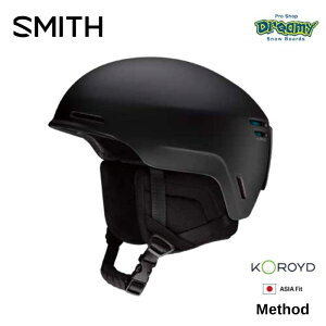 25-26 SMITH X~X Method 0102753mb Matte Black Koroyd AWAtBbg S/M/L Xm[wbg Ki