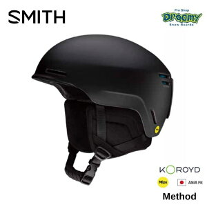 25-26 SMITH X~X METHOD MIPS 0102746mb Matte Black Koroyd AWAtBbg S/M/L Xm[wbg Ki
