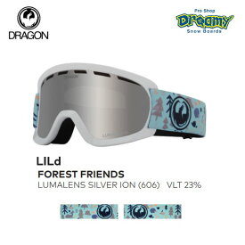 22-23 DRAGON ドラゴン LILd FOREST FRIENDS LUMALENS SILVER ION (606) ジャパンフィット スノーゴーグル 正規品