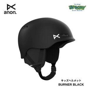 anon �A�m�� BURNER BLACK 13330109001 �L�b�Y �X�m�[ �w�����b�g BOA360°�t�B�b�g�V�X�e�� Fidlock �������^�\�� �X�m�[�{�[�h ���K�i