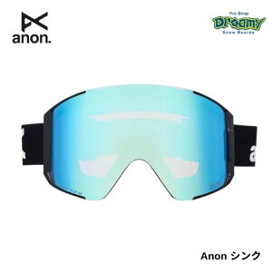 25-26 ANON アノン シンク ローブリッジフィット ゴーグル ボーナスレンズ/MFI フェイスマスク付属 2150616Z53 Black/Perceive Variable Blue 正規品