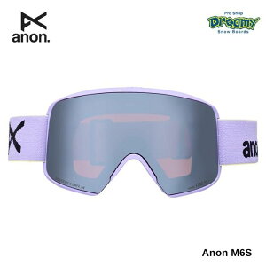 25-26 ANON アノン M6S 3054810E2T Hyper Lilac/Perceive Sunny Onyx ローブリッジフィット ボーナスレンズ/MFIフェイスマスク付属 スノーゴーグル 正規品